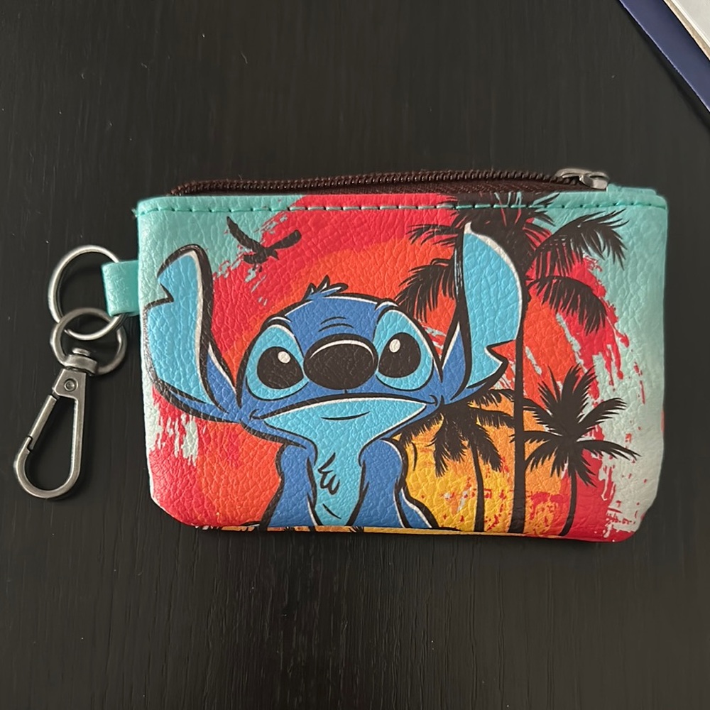 Disney + Loungefly Lilo and Stitch Tropical Coin Purse Wallet